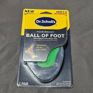 Dr. Scholl's Ball of Foot Metatarsal Pain Relief Pad 1 Pair Unisex C0779 NEW